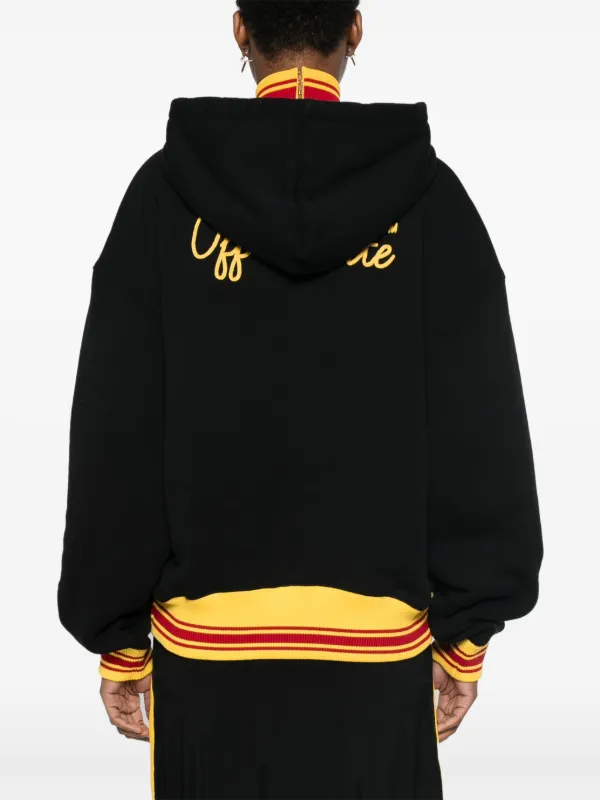 Off white college hoodie on sale