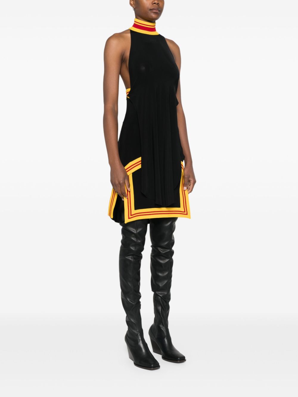 Off-White raised-logo mini dress Women