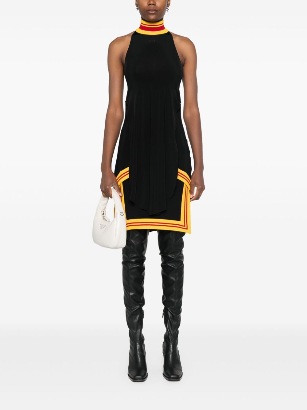 Off-White raised-logo mini dress Women