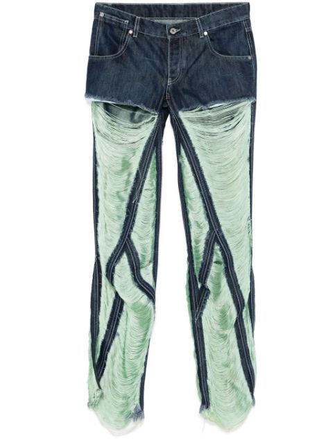 Off-White shredded jeans Women