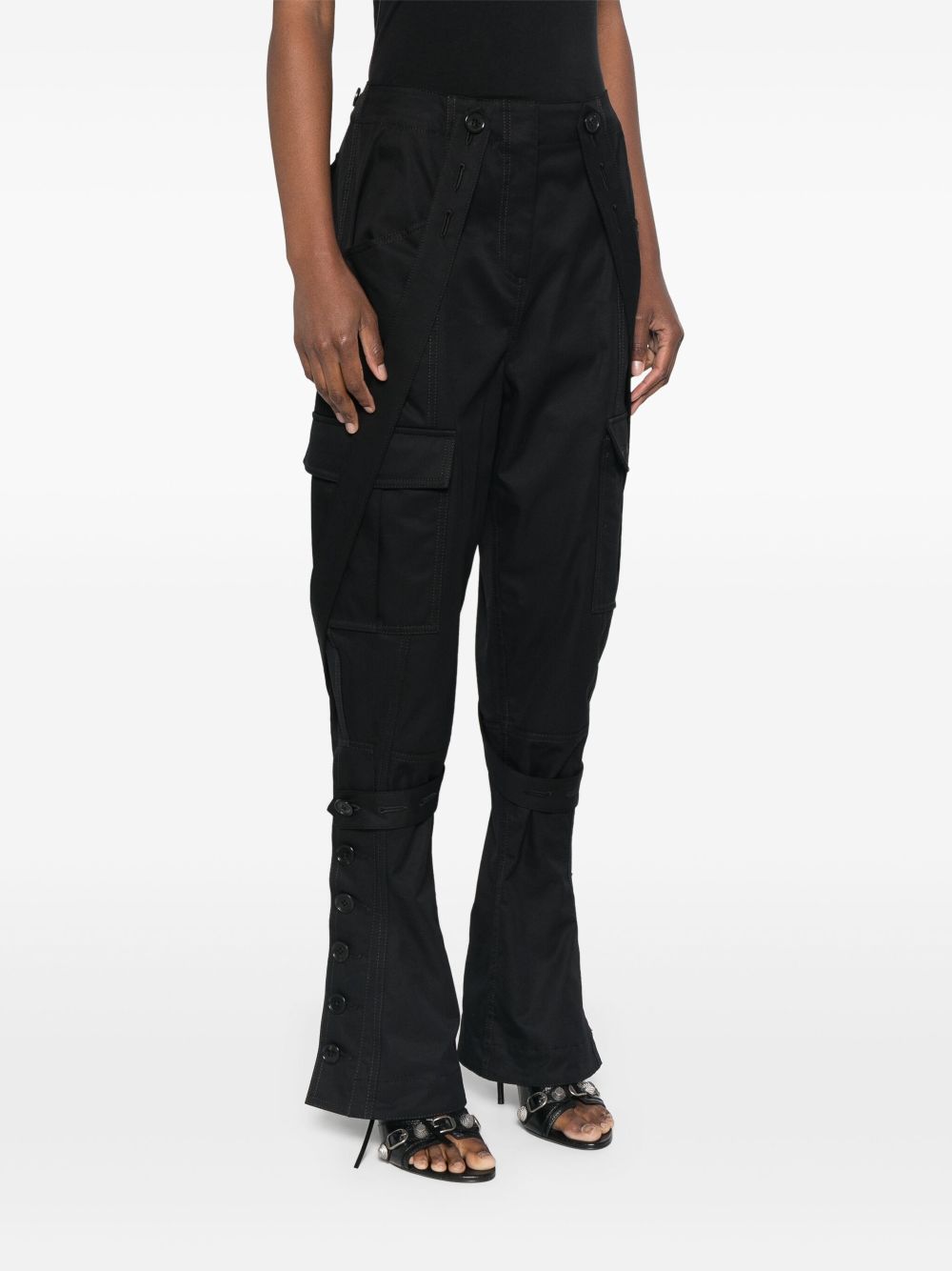 Off-White strap-detail cargo trousers Women