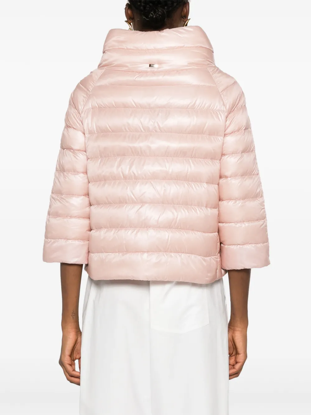 Herno Elsa Iconico Ultralight Water Repellent Down Puffer Jacket In Pink