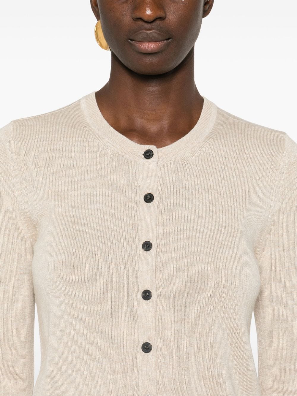 Shop Isabel Marant Kleo Cardigan In Neutrals