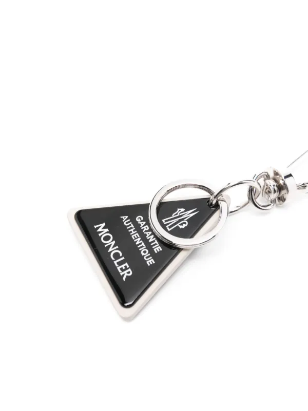 Moncler ロゴ キーリング | ブラック | FARFETCH JP