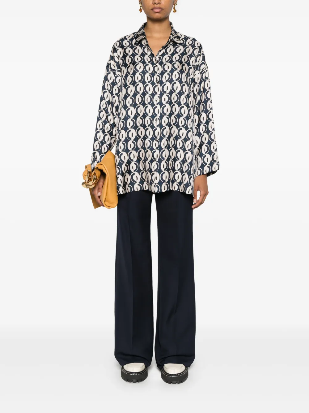 'S Max Mara Timeshirt blouse - Blauw