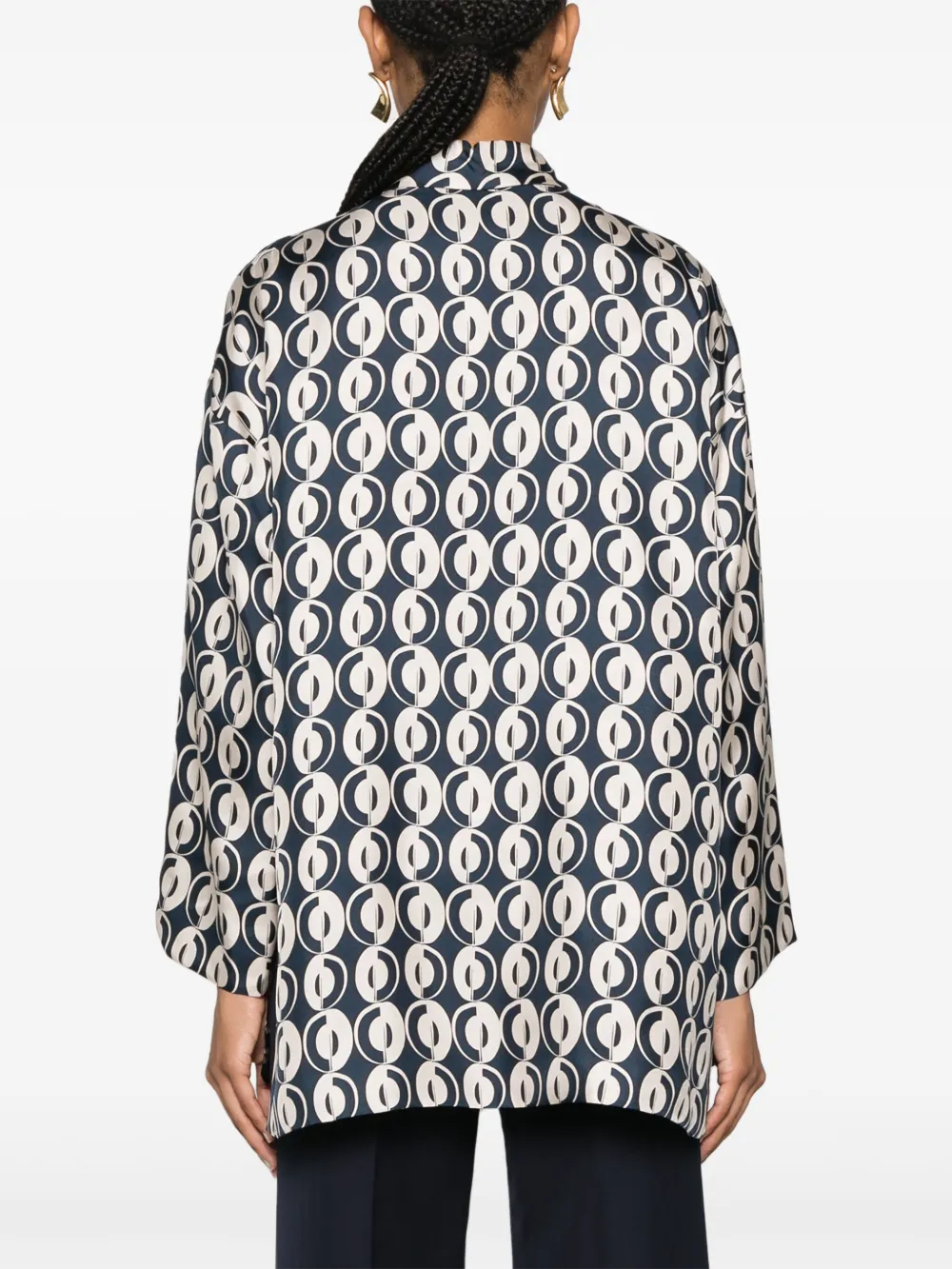 Shop 's Max Mara Timeshirt Blouse In 蓝色
