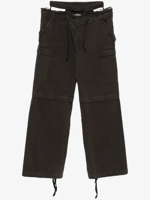 Ottolinger pantalones cargo con diseño ancho