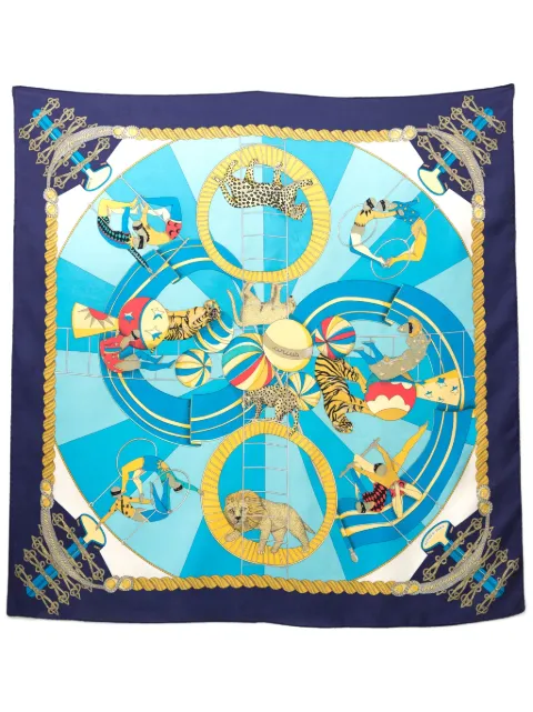 Hermes 1988 Circus scarf Women