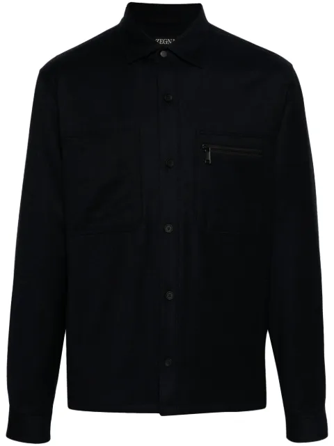 Zegna wool shirt