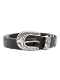 Eleventy leather belt - Black