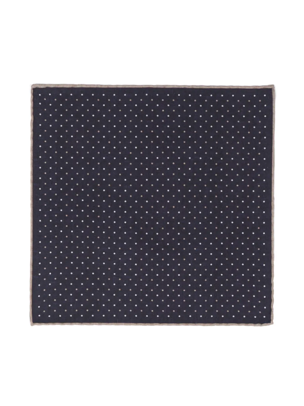 Eleventy Zakdoek met stippen Blauw