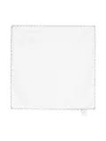 Eleventy whipstitch pocket scarf - White