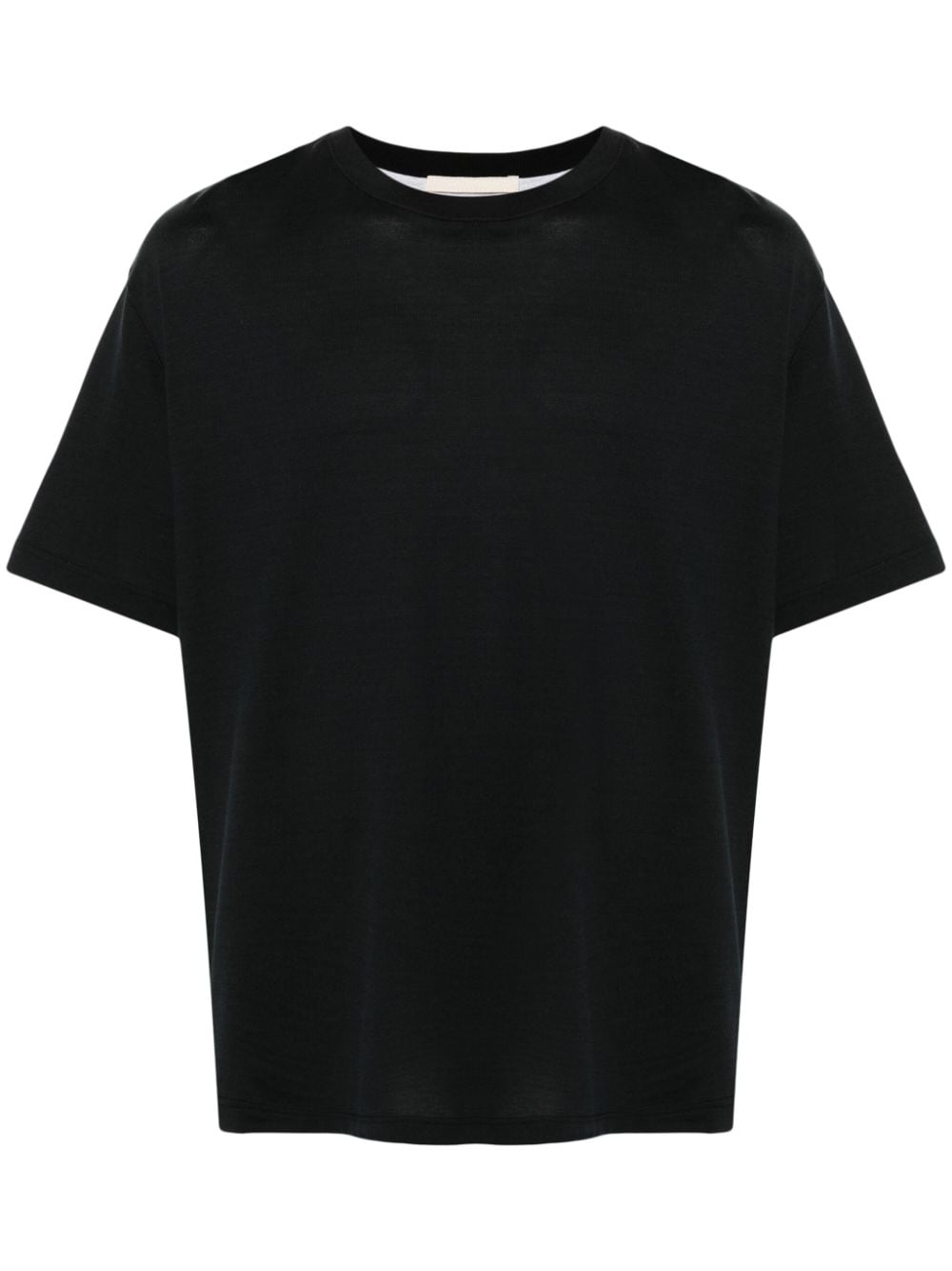 Eleventy logo-print T-shirt – Black