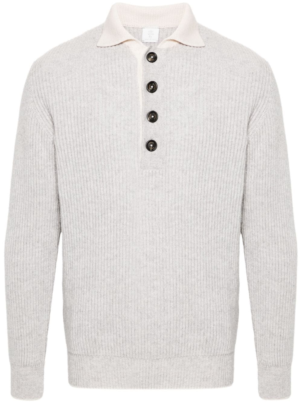 Shop Eleventy Cashmere Sweater In Grey