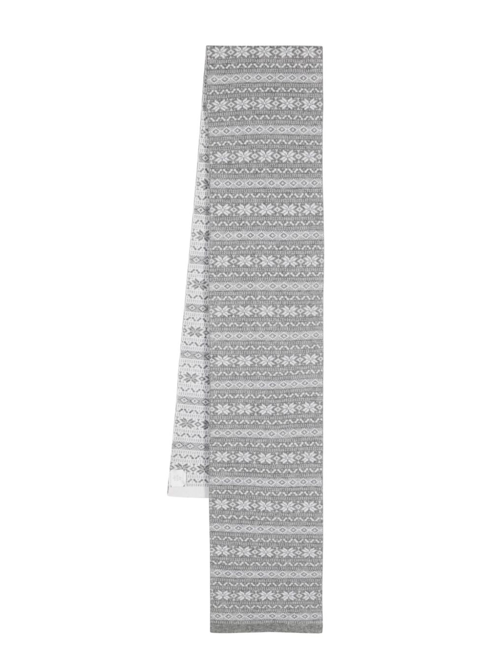 fair isle-intarsia scarf