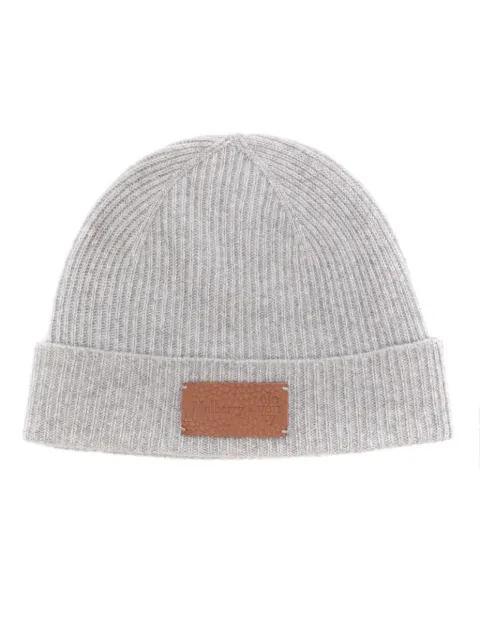 Eleventy x Mulberry ribbed-knit beanie