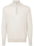 Eleventy half-zip sweater - Neutrals