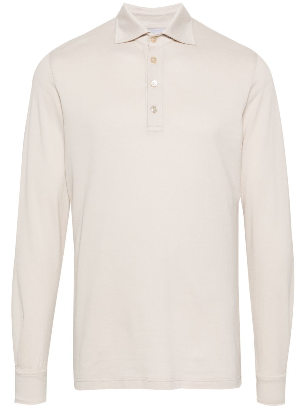 Eleventy cotton polo shirt - Neutrals