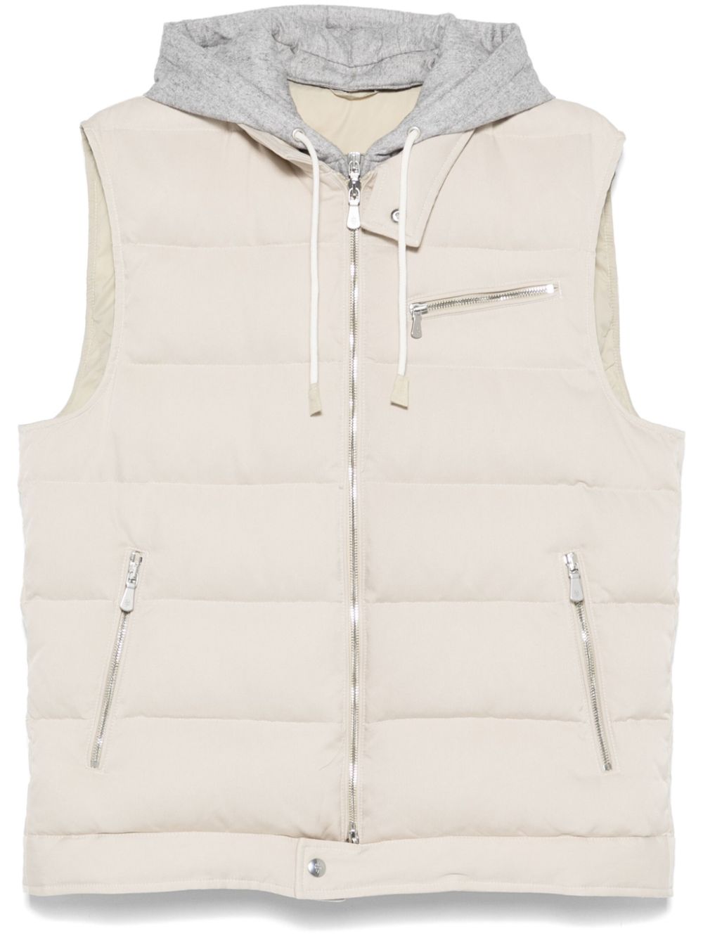 quilted gilet