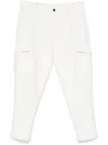 Eleventy tapered cargo trousers - White