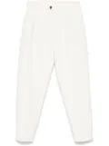 Eleventy tapered chino trousers - White