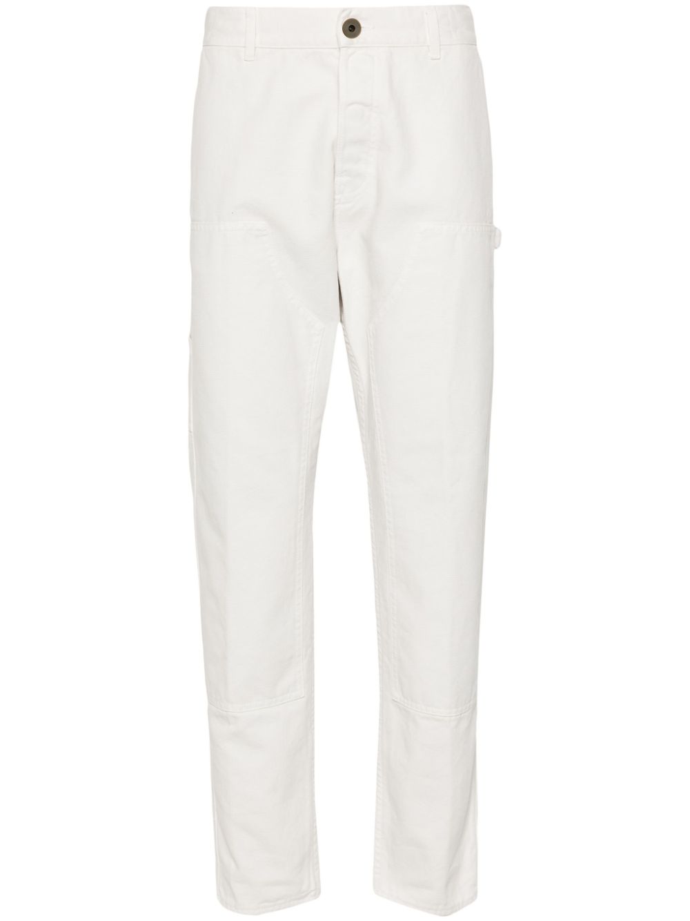 Eleventy cotton trousers - White