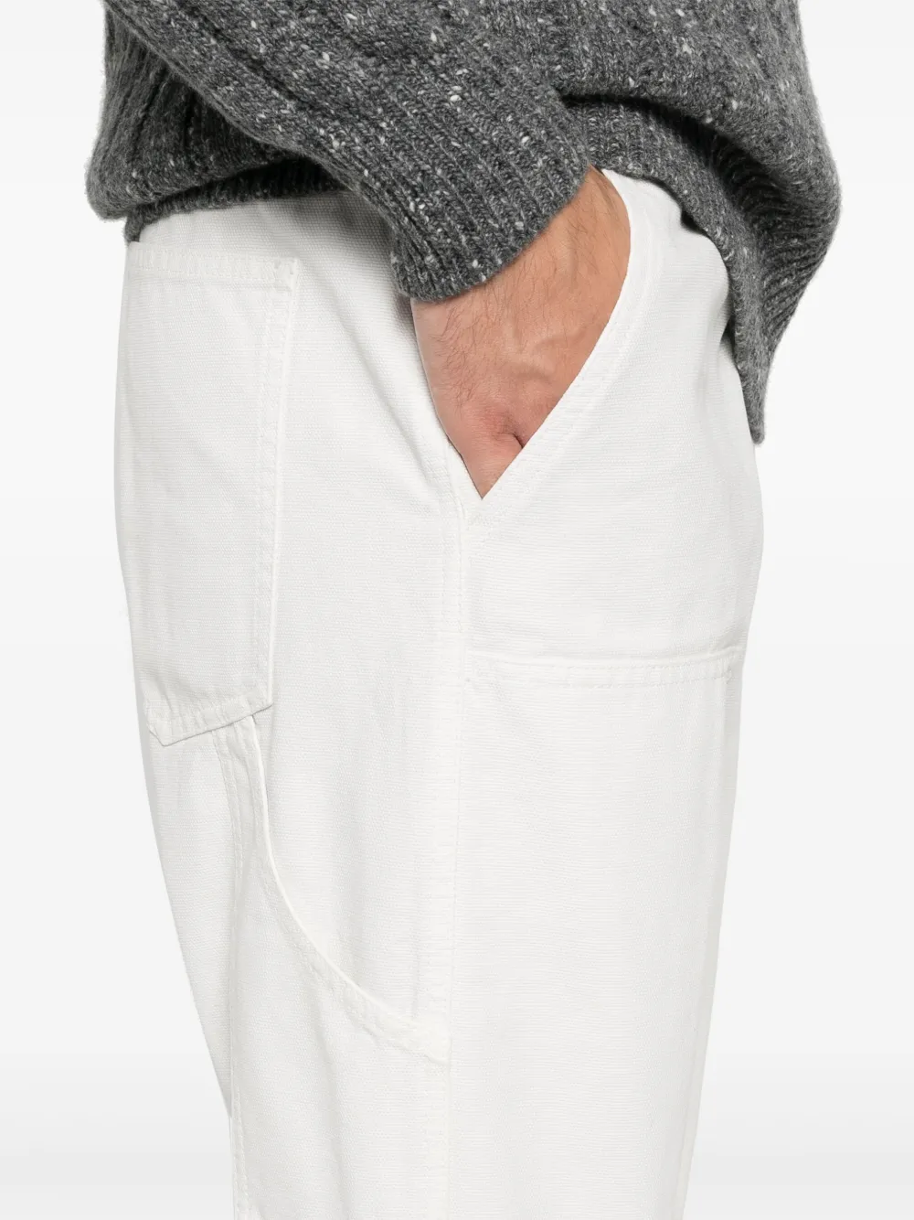 Eleventy Katoenen broek Wit