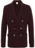 Eleventy double-breasted wool blazer - Red