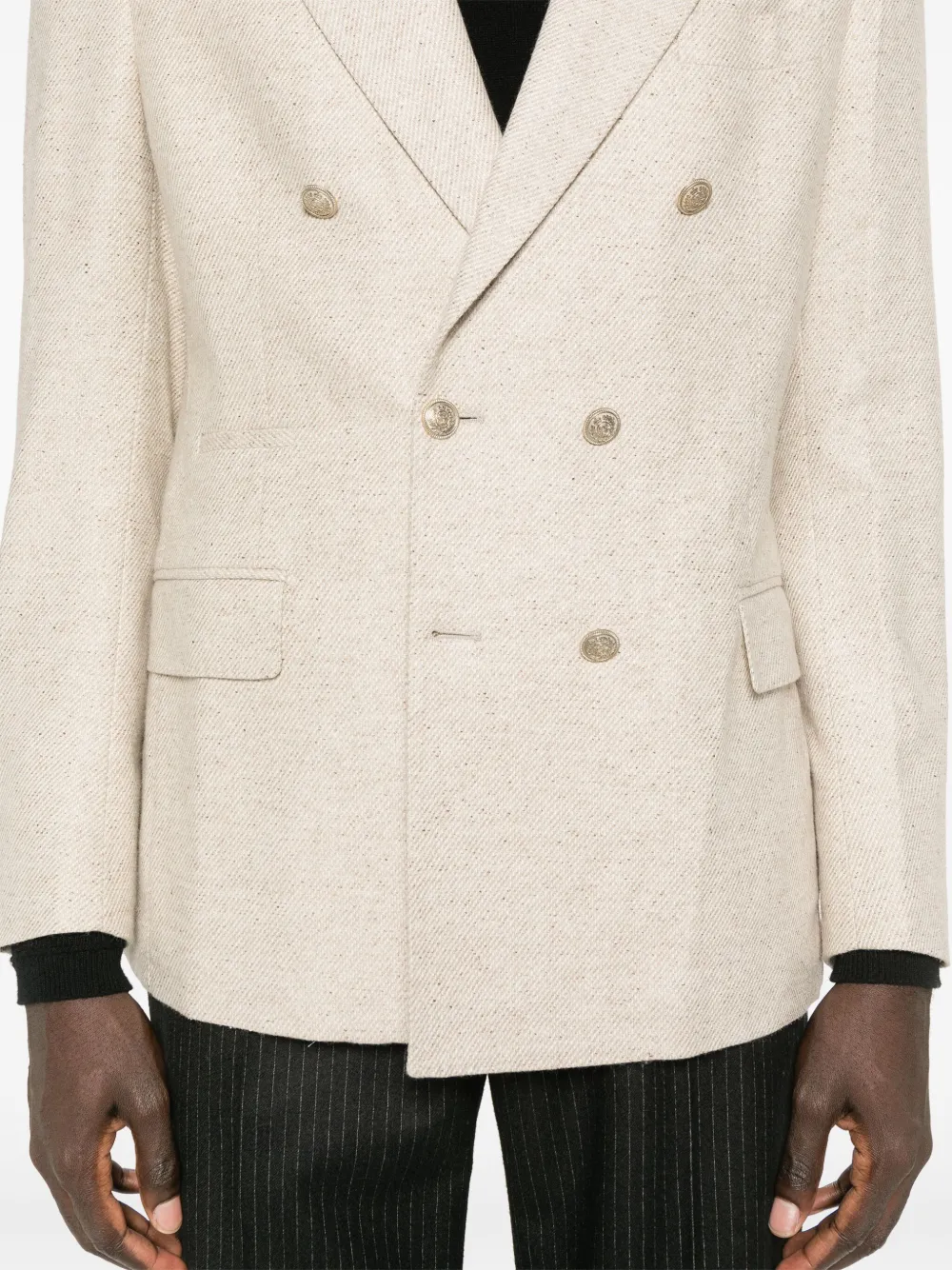 ELEVENTY MÉLANGE-EFFECT BLAZER