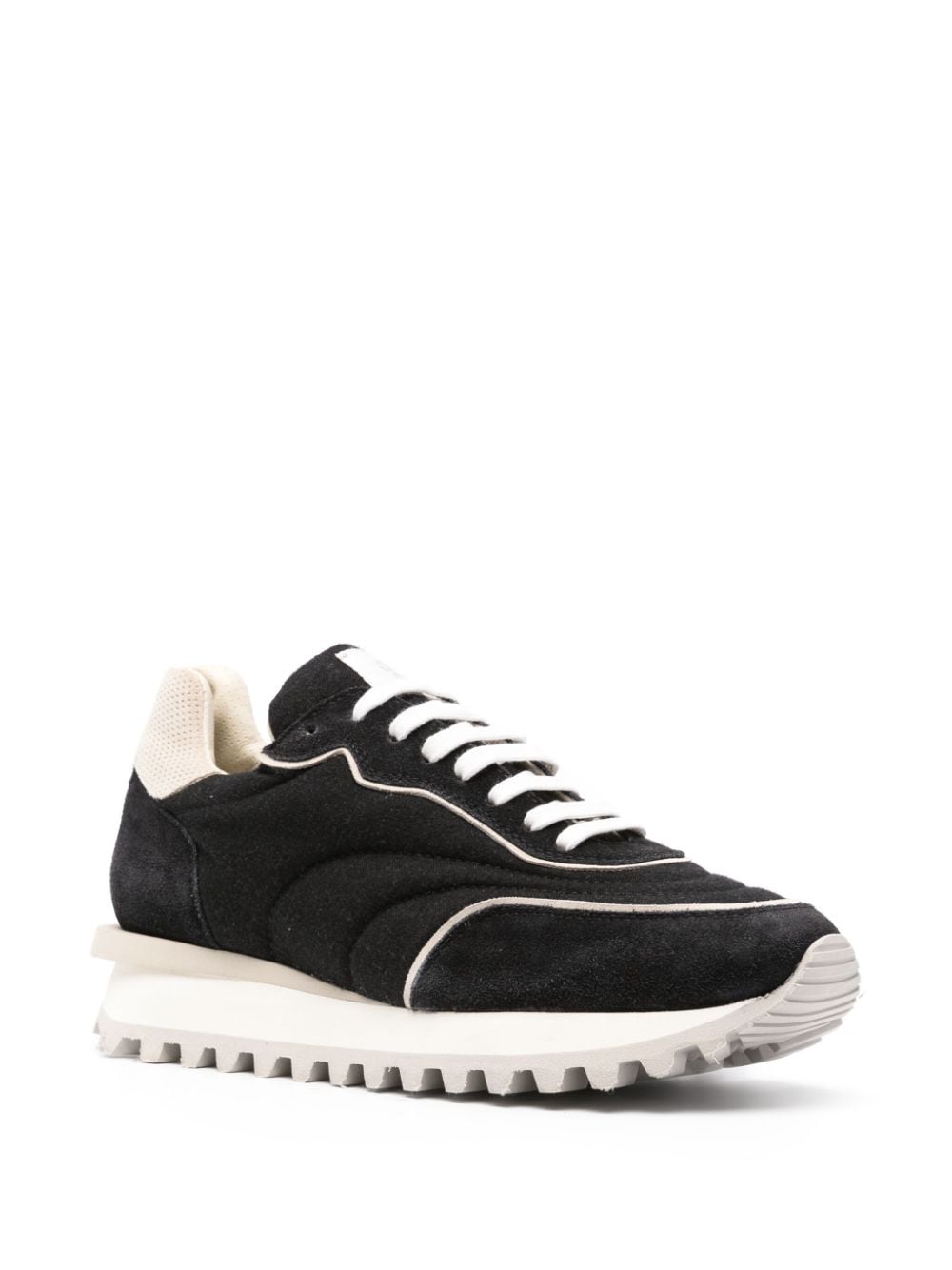 Eleventy suede sneakers Black