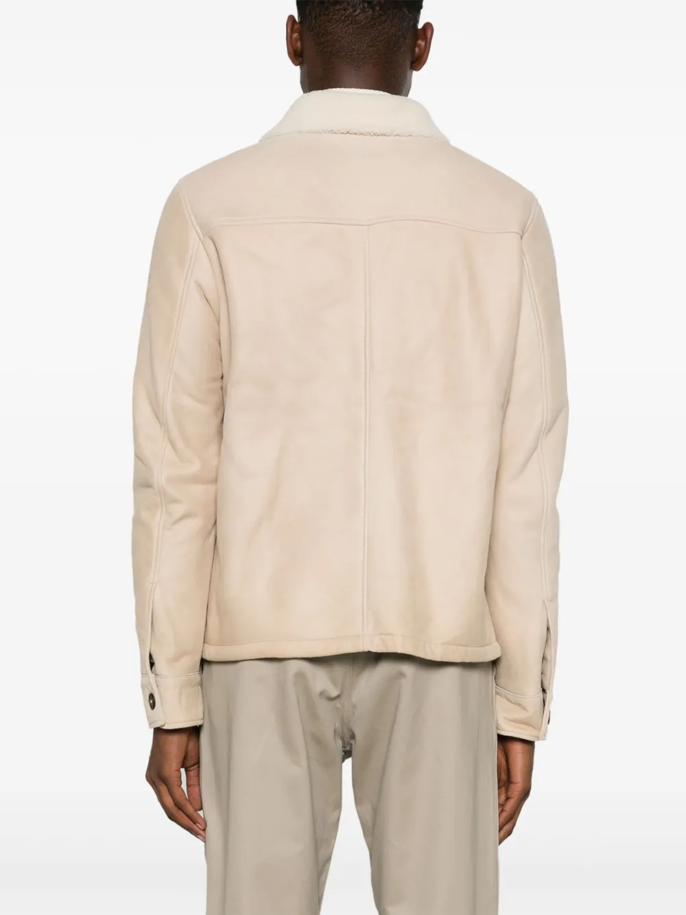 Eleventy Lammy shirtjack Beige