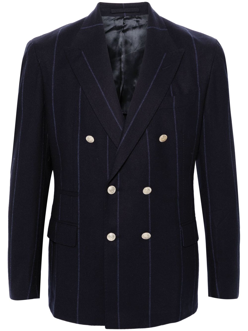 Eleventy double-breasted blazer - Blue