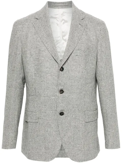 Eleventy houndstooth-pattern blazer