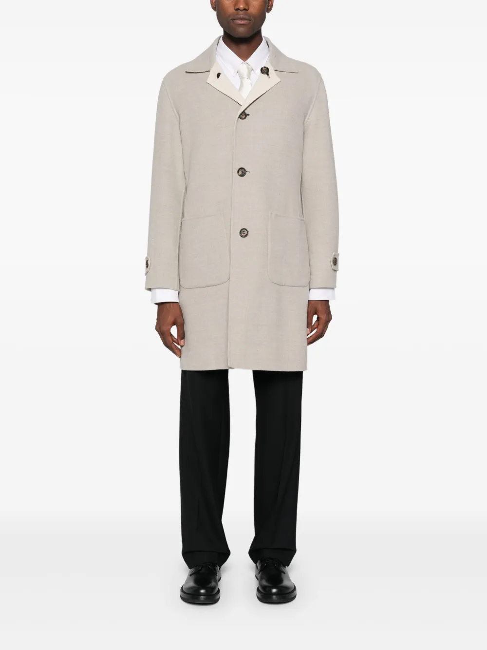 Eleventy reversible coat | Single Breasted Coats | Image 2