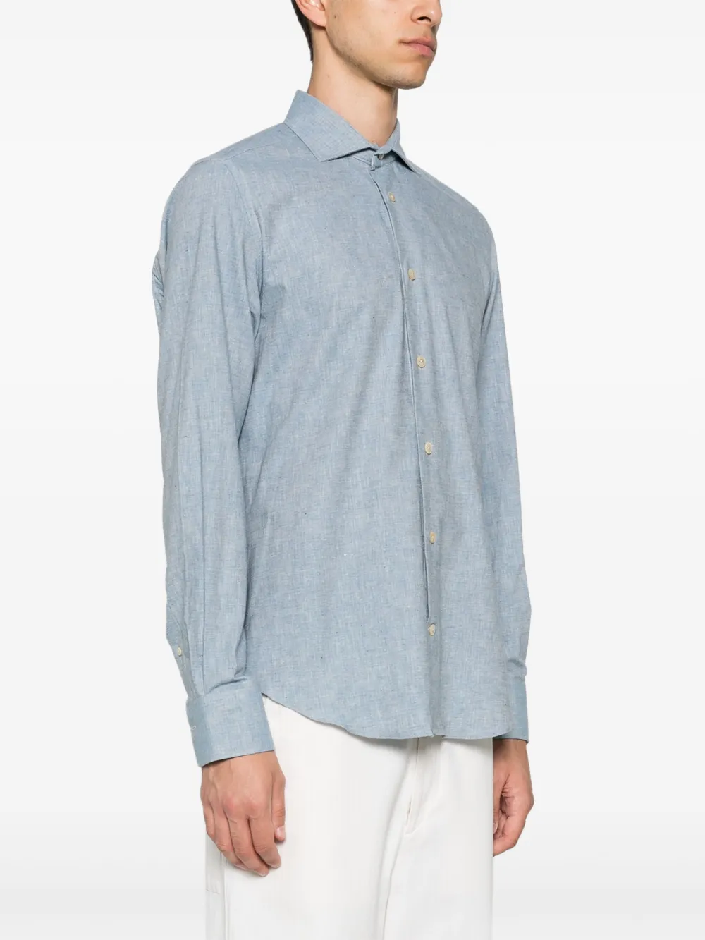Eleventy Dandy overhemd Blauw