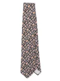 Lardini jacquard tie - Black