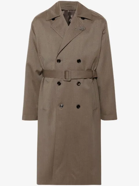 Lardini frakke med broche-detalje