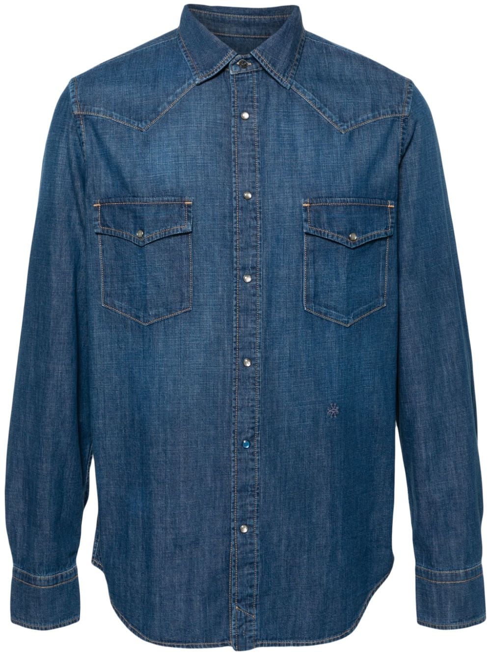 Shop Jacob Cohen Cotton Shirt In Blue