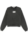 Alexander Wang blade-logo sweatshirt - Grey
