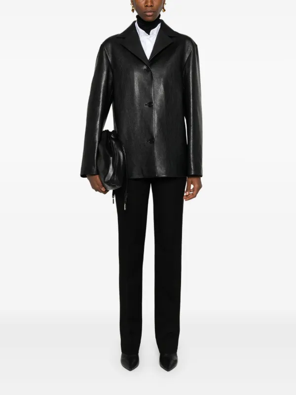 The Row Jesse Trousers | Black | FARFETCH BH
