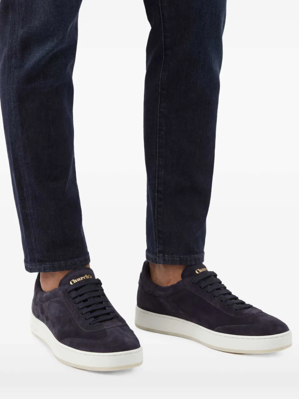  Church's Zapatillas Con Tiras Autoadherente - Azul 