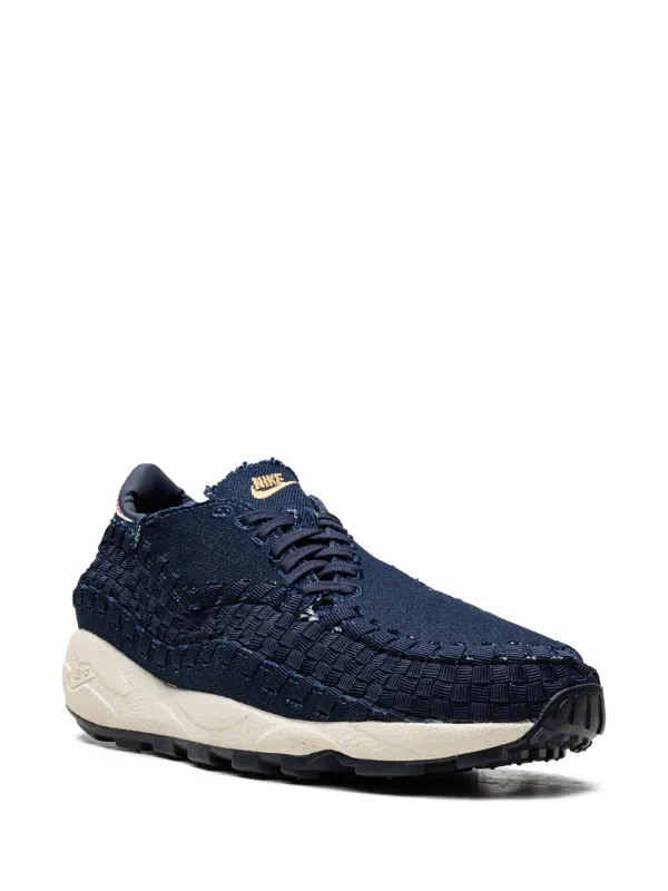 ◆正規品◆NIKE AIR FOOTSCAPE WOVEN(W)◆関税/送料込◆男女共用 NIKE W AIR FOOTSCAPE WOVEN BLACK/BLACK-WHITE（ナイキ