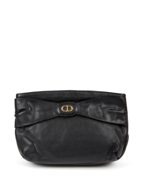 Christian Dior 1980 leather clutch bag Women