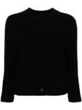Vince shrunken snap cardigan - Black