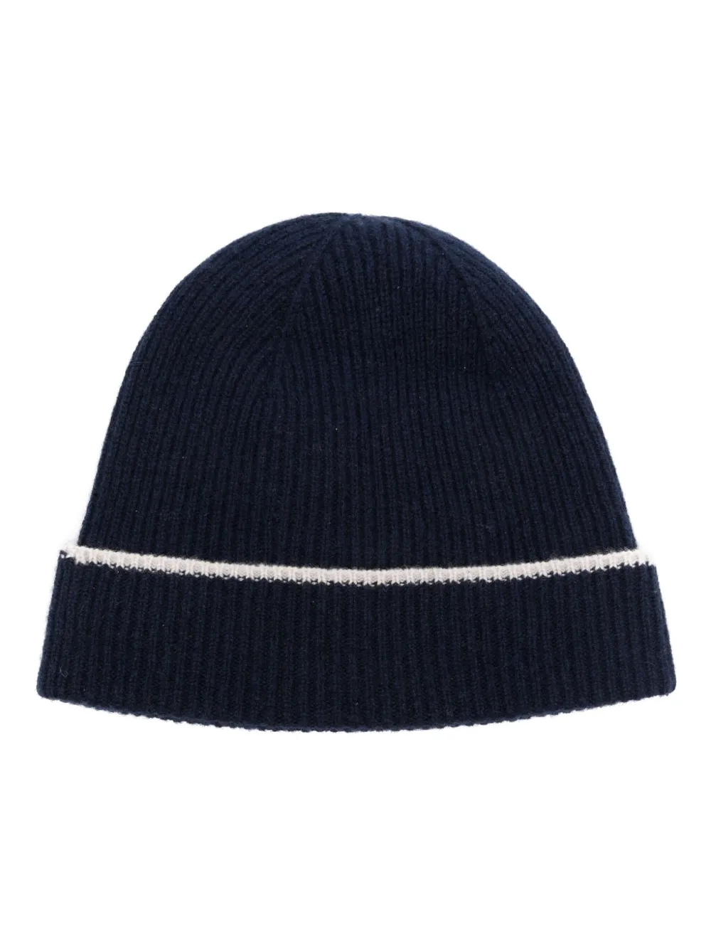Eleventy Ribgebreide muts Blauw