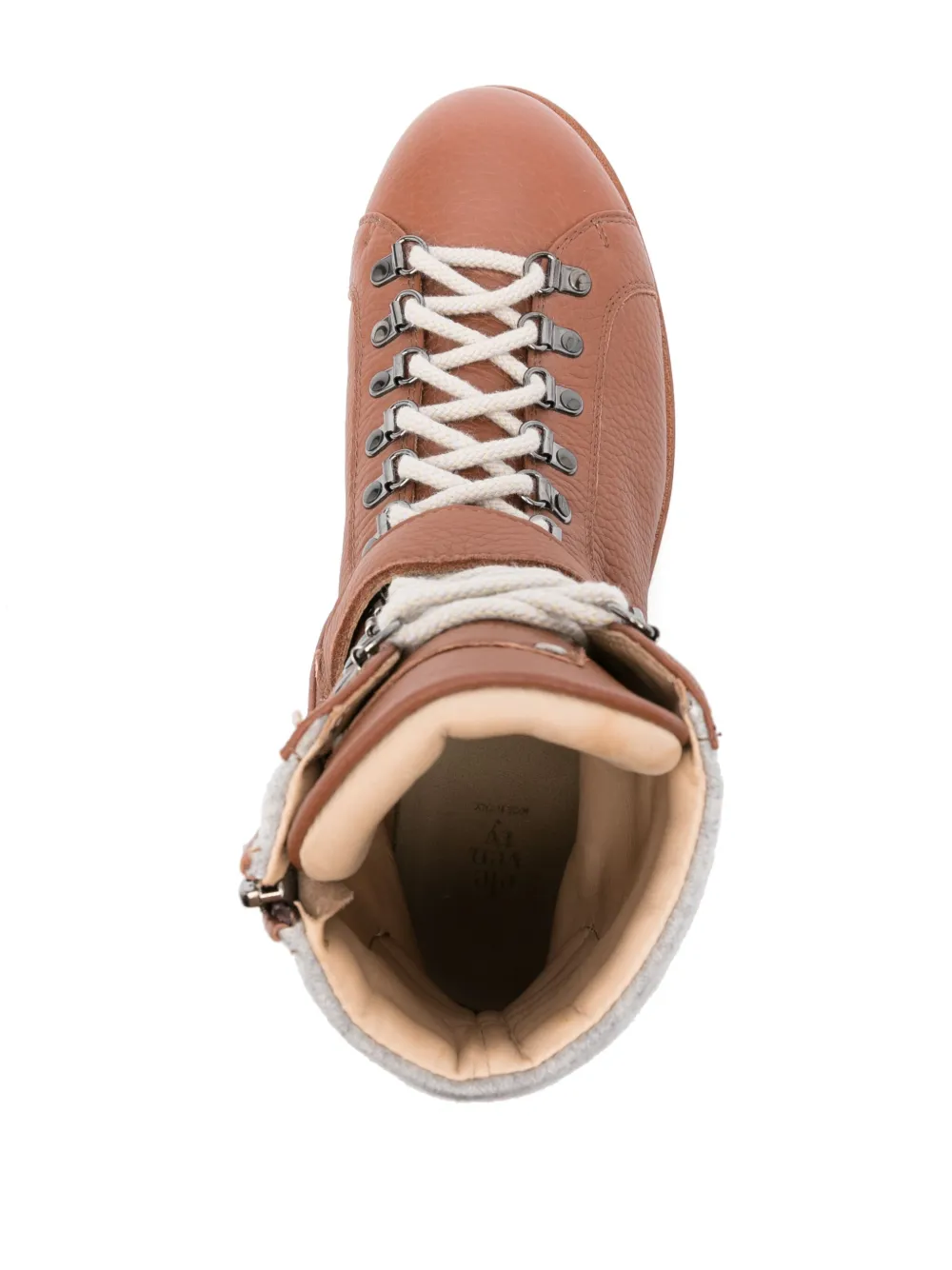 Eleventy leather boots Brown