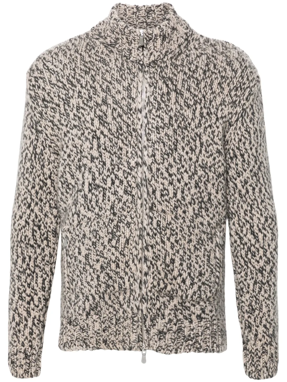 Eleventy Trui met rits Beige