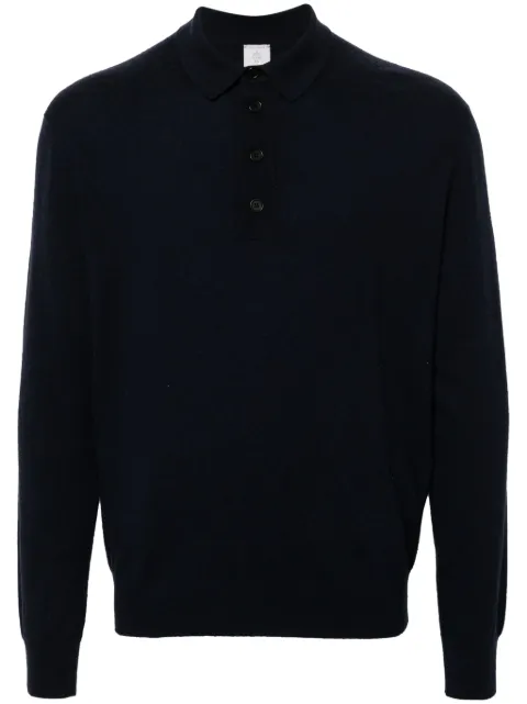 Eleventy knitted polo shirt