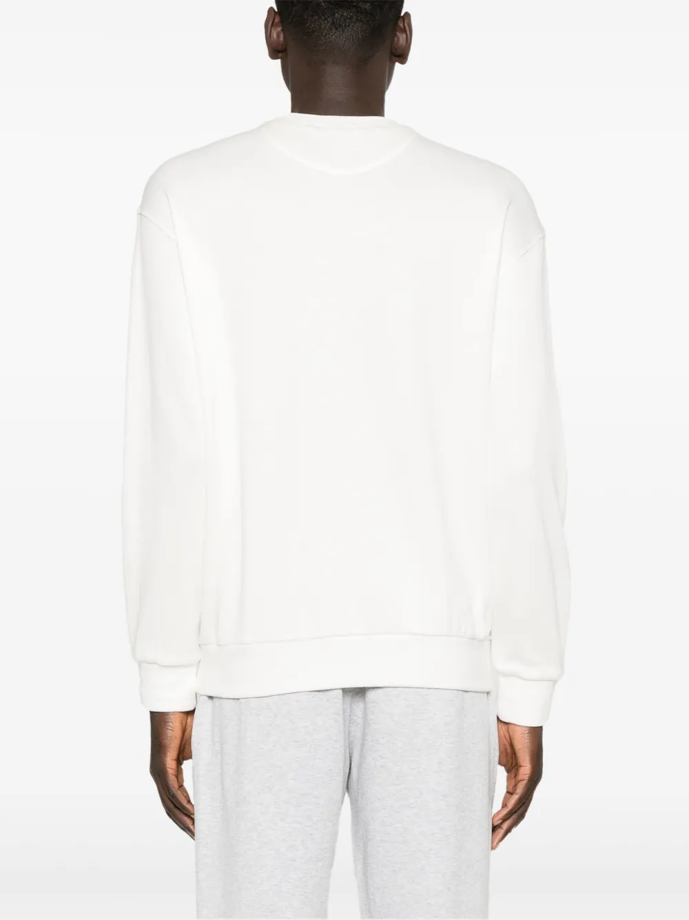 Eleventy Sweater met logoprint Wit