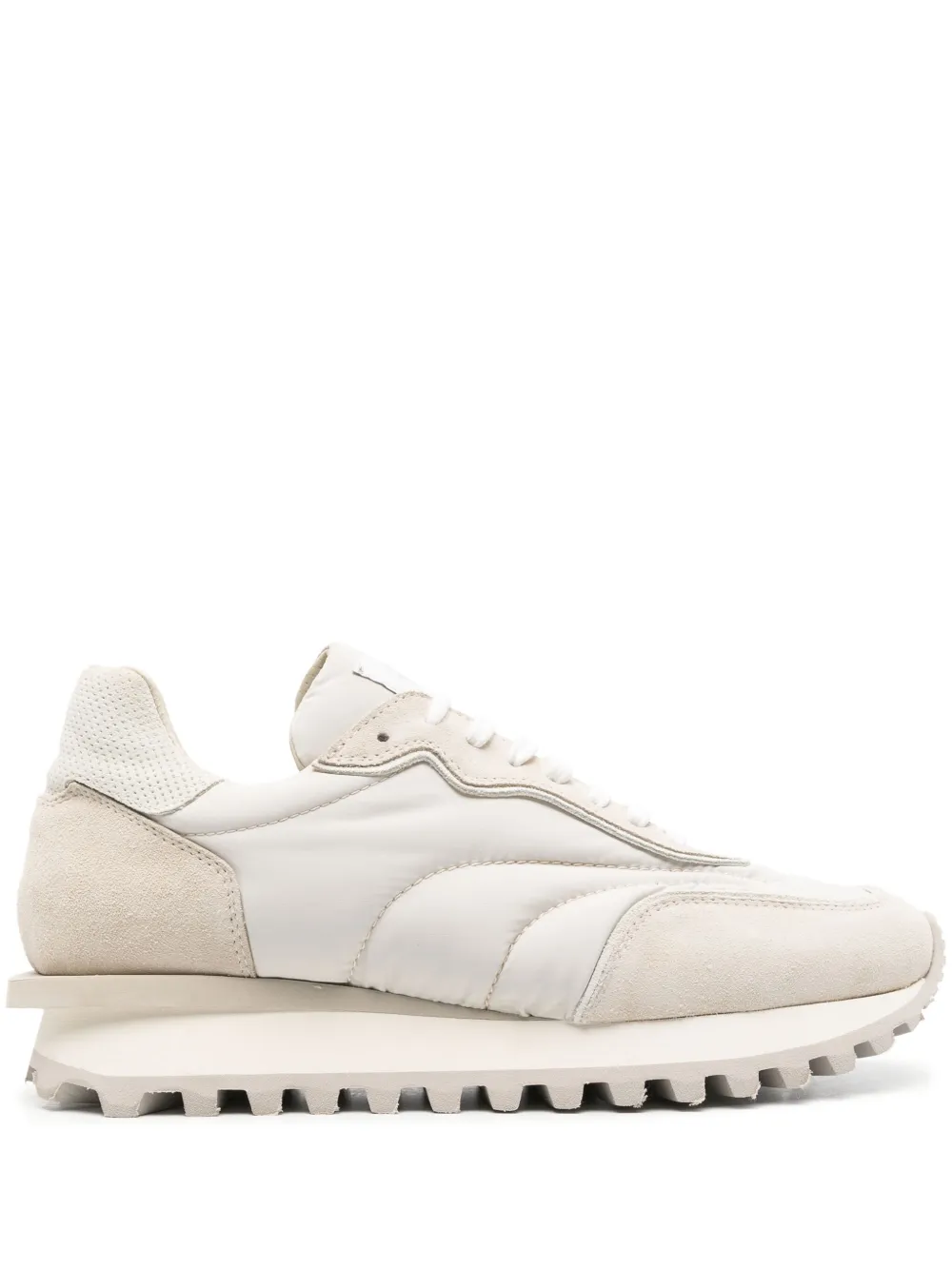 Eleventy Gewatteerde sneakers Beige